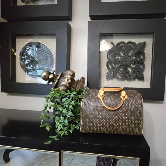 EUC RARE Authentic Limited Edition Louis Vuitton Perforated Speedy 30 - Picture 5 of 16